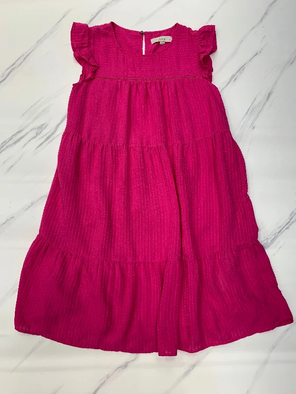 midi dressDress Casual Short By Loft In Pink, Size: Petite   Xs