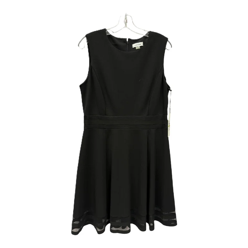 stylish dressDress Casual Short By Calvin Klein In Black, Size: L