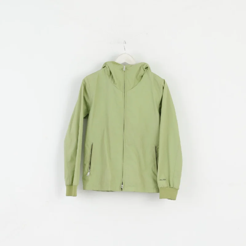 casual trench coatPeak Performance Women S Jacket Green Cotton Blend Hooded Kasy J Style Top