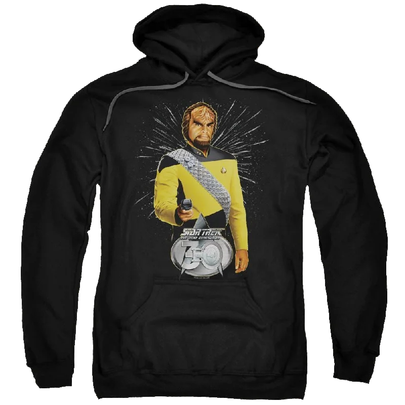 casual pullover hoodieStar Trek Worf 30 Pullover Hoodie