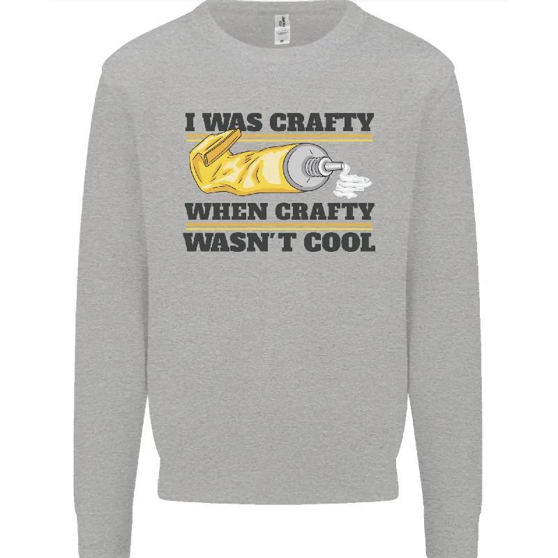 classic gym sweatshirtArts and Crafts Funny Crafty Art Artist Mens Sweatshirt Jumper