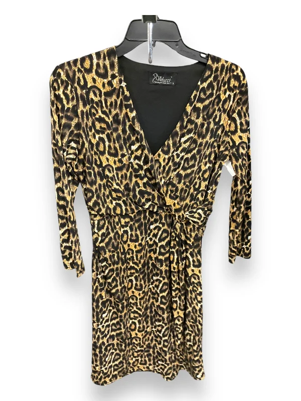 elegant dressDress Casual Midi By Clothes Mentor In Leopard Print, Size: S