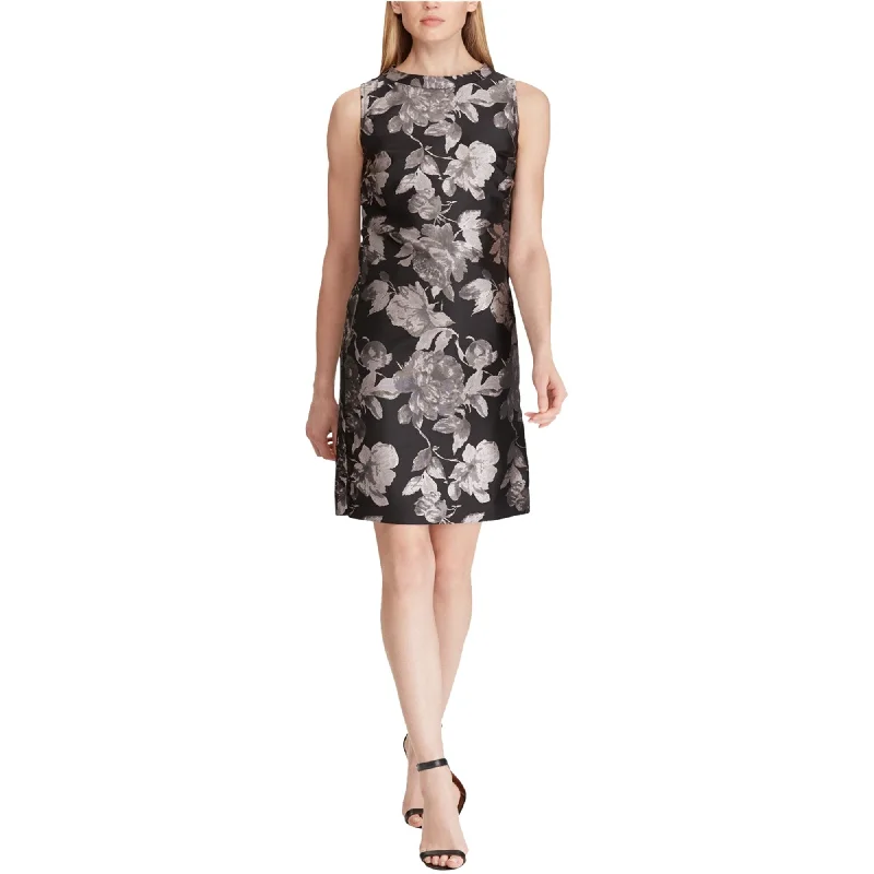 silk dressAmerican Living Womens Jacquard A-Line Sheath Dress