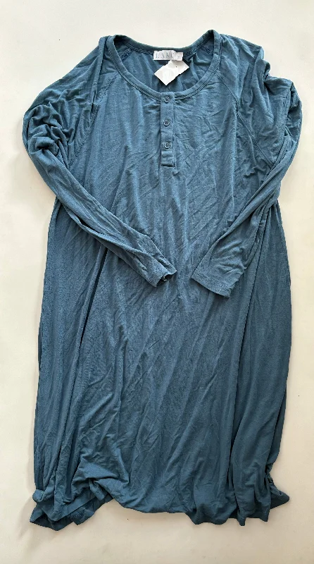 ruffle dressDress Casual Midi By Lake In Blue, Size: Xl