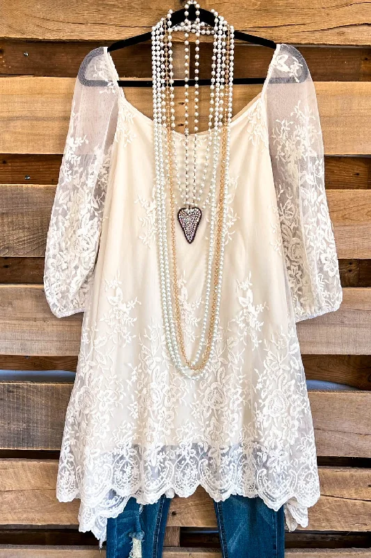 chic wrap dressAHB EXCLUSIVE: More Than A Feeling Tunic - Beige