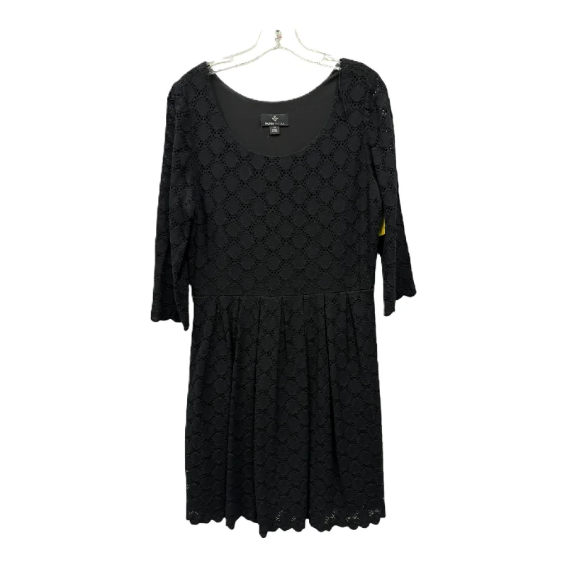 wrap dressDress Casual Midi By Ronnie Nicole In Black, Size: Xl