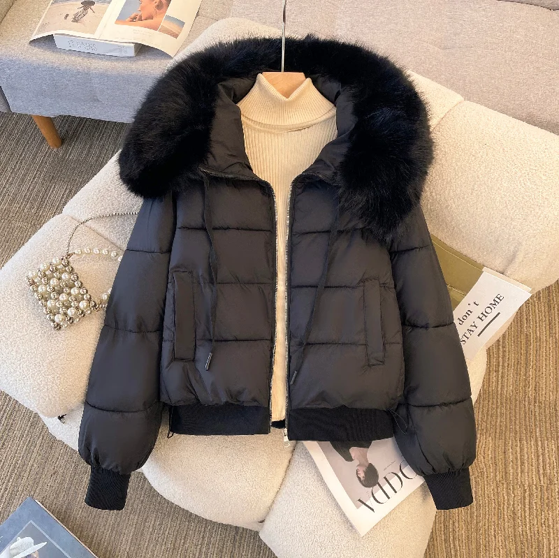 sleek midi dressBellamy Warm Parka Jacket with Fur