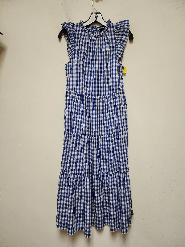 summer dressDress Casual Maxi By J. Crew In Checkered Pattern, Size: Xxs