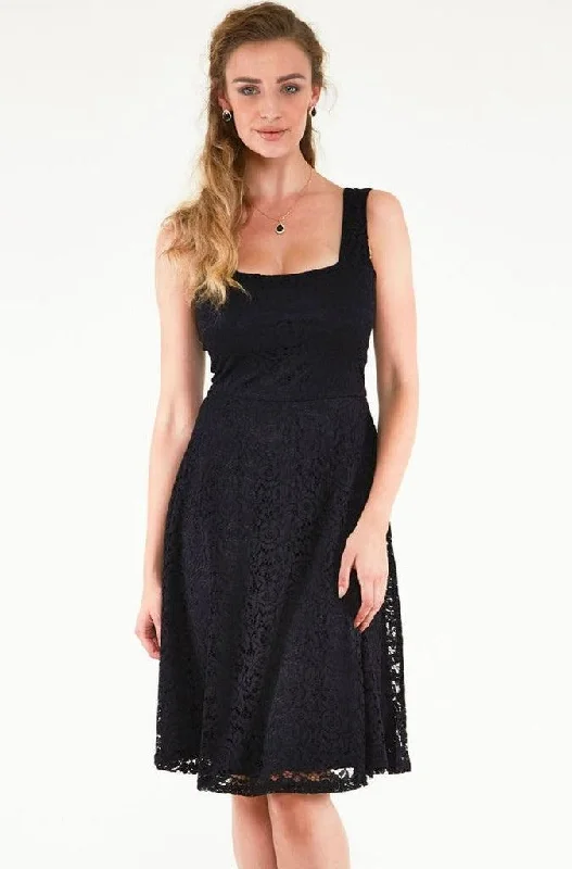 long-sleeve floral dressMaxine Black Lace Dress