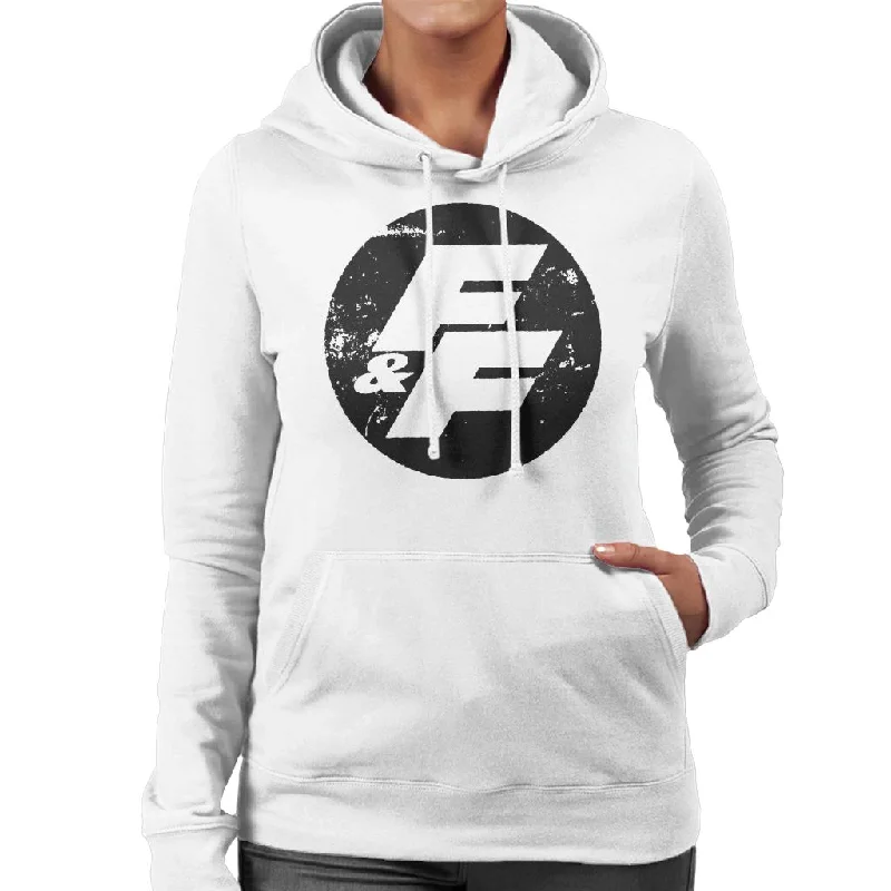 lightweight hoodieThe Fast and The Furious FF Vintage Logo Women's Hooded Sweatshirt