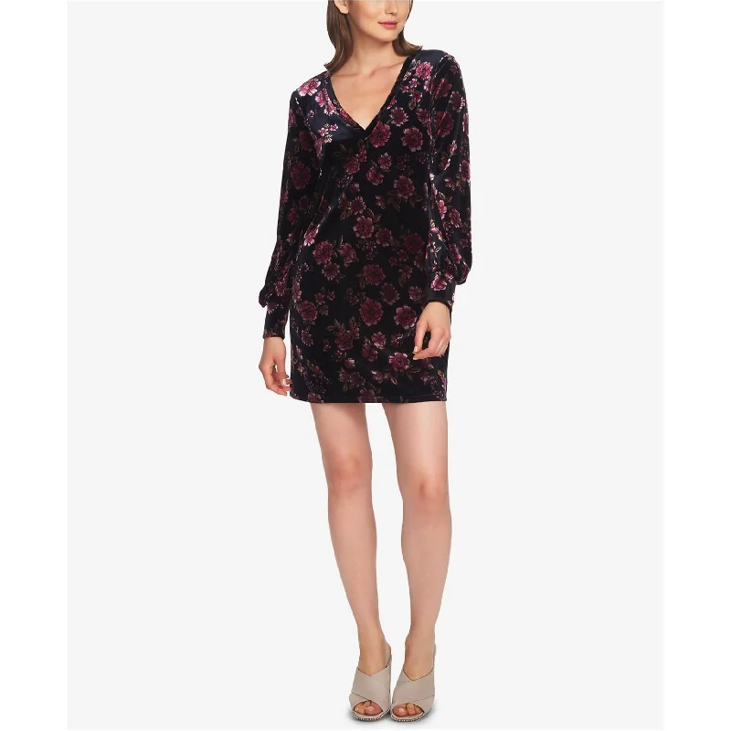 summer dress1.State Womens Velvet Blouson Dress