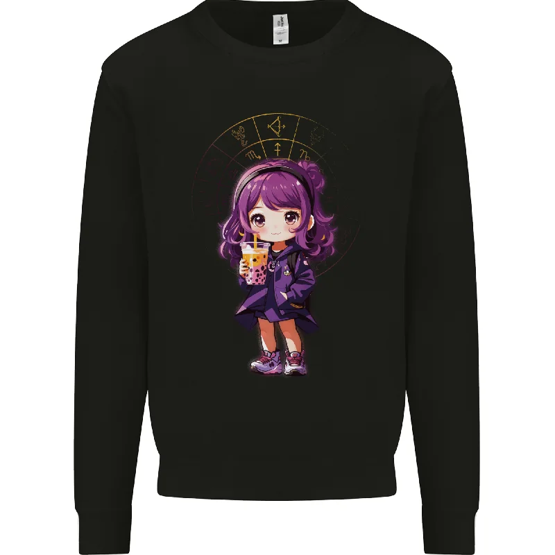 soft gym hoodieAnime Sagittarius Chibi Mens Sweatshirt Jumper