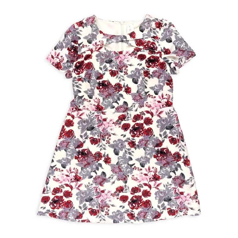 shift dressKensie Womens Floral A-line Dress, Multicoloured, X-Large