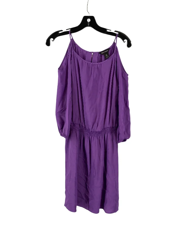 minimalistic dressDress Casual Short By White House Black Market In Purple, Size: Xs