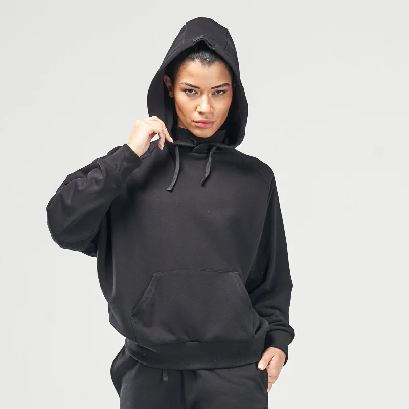 Code Batwing Hoodie - Black