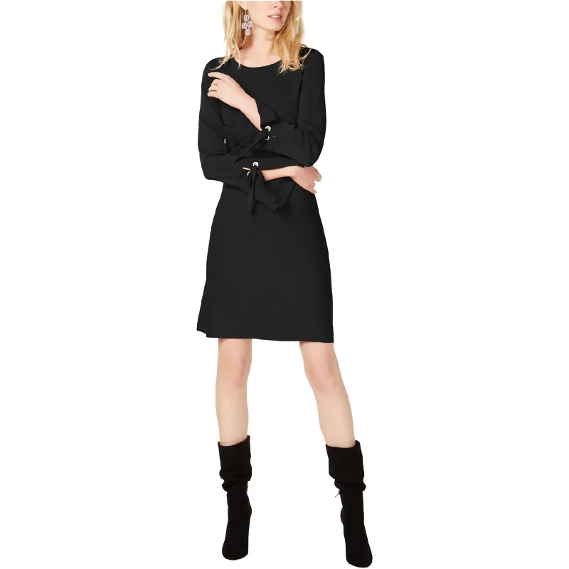 formal dressI-N-C Womens Grommet Sweater Dress