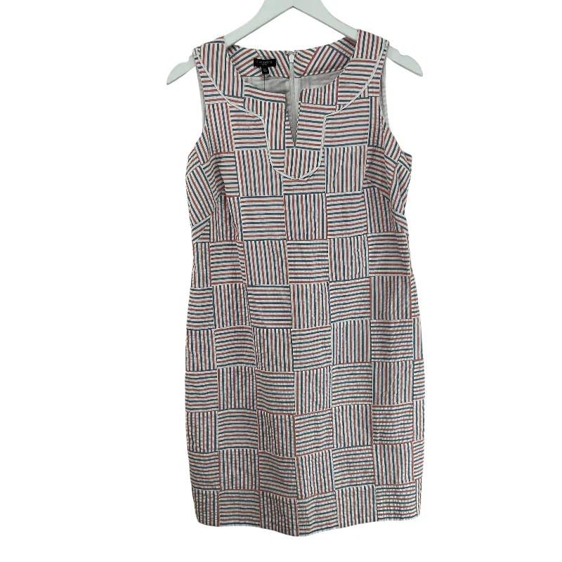 fitted dressDress Casual Short By Talbots In Striped Pattern, Size: Petite