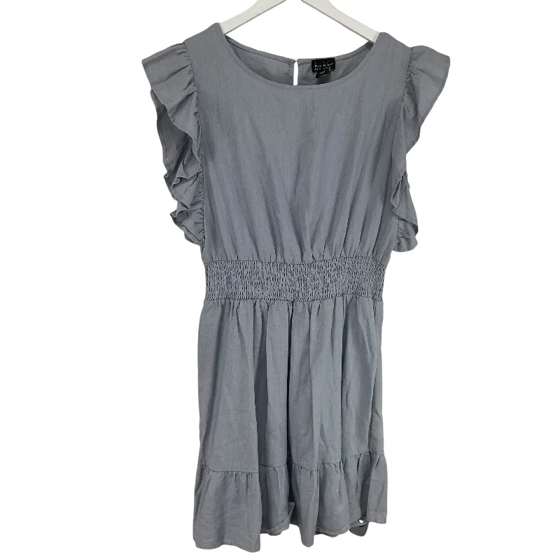 office dressDress Casual Midi By Nicole By Nicole Miller In Grey, Size: S