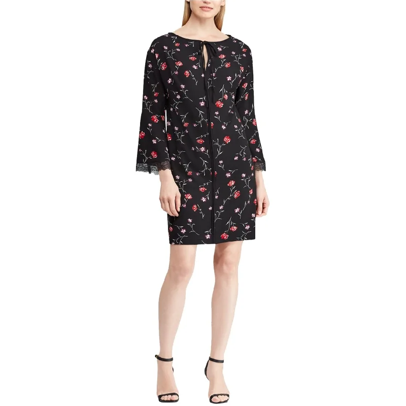 ruffle dressAmerican Living Womens Floral Shift Dress