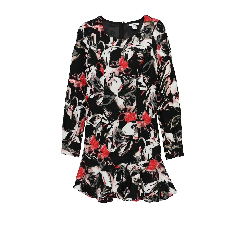 printed dressBar Iii Womens Party Floral Mini Dress