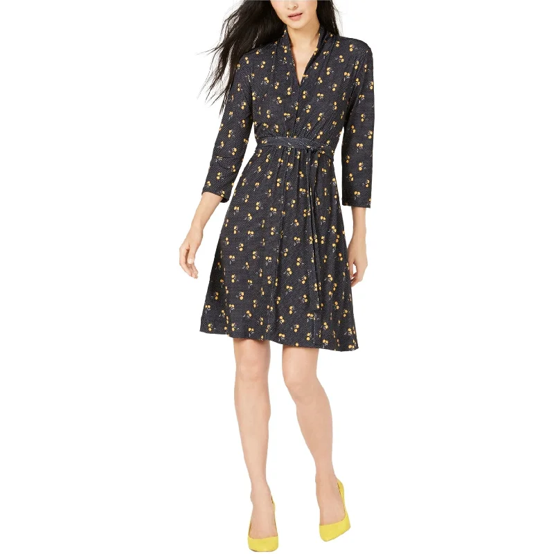 winter dressFrench Connection Womens Aventine Fit & Flare Dress