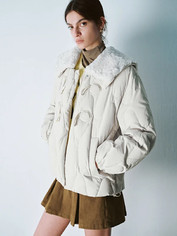 warm trench coatLapel Down Padded Coats