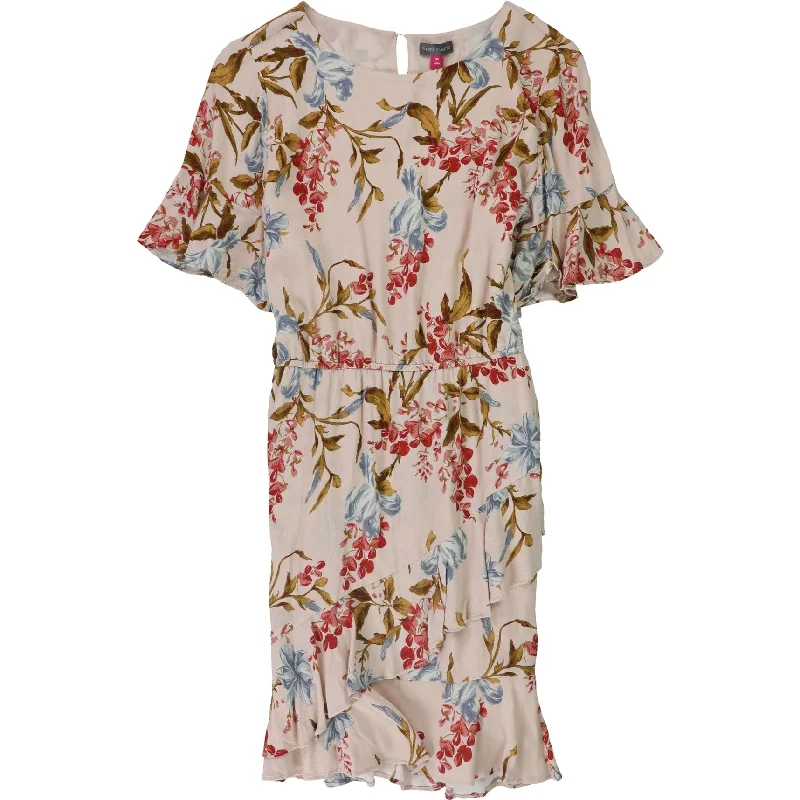 sophisticated dressVince Camuto Womens Floral Blouson Dress