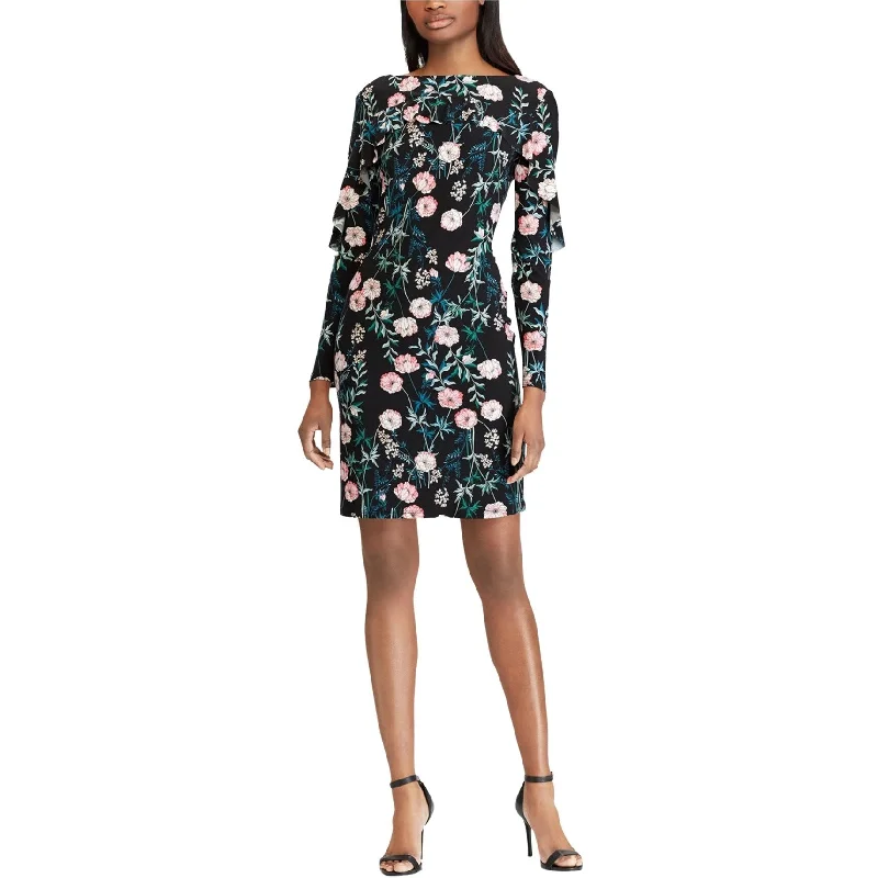 floral dressAmerican Living Womens Floral Layered Dress