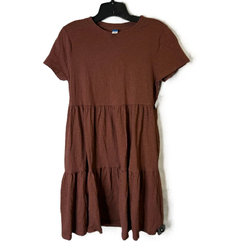 layered dressDress Casual Short By Old Navy In Brown, Size: S