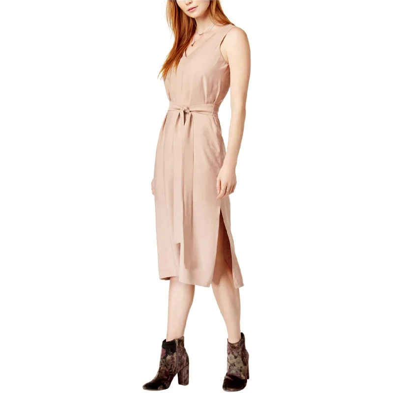 fitted cocktail dressJ.O.A. Womens Tie-Waist A-Line Dress