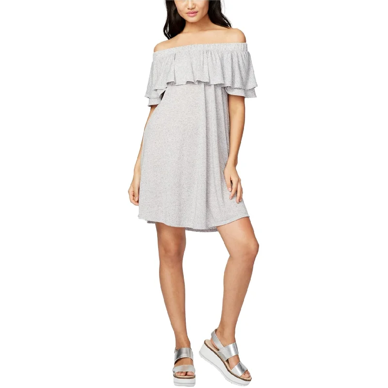 A-line dressRachel Roy Womens Heathered Flounce Dress