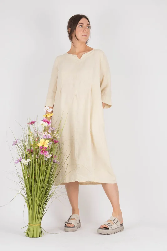 mini dressBy Basics Linen Long Dress