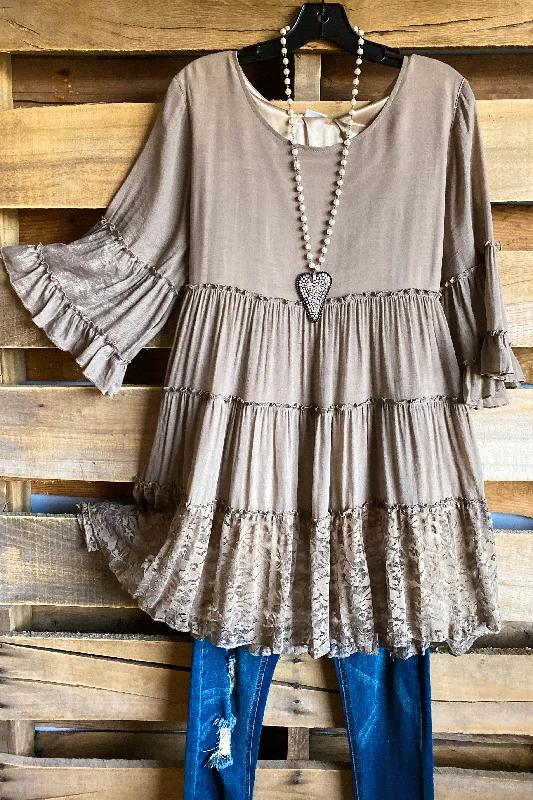 evening dressAHB EXCLUSIVE: Like A Dream To Me Tunic - Mocha