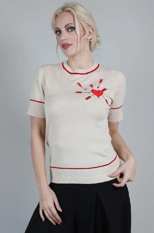 Jamie Arrow Through The Heart Pullover