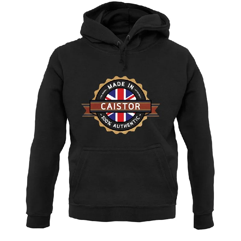 trendy zip-up hoodieMade In Caistor 100% Authentic Unisex Hoodie