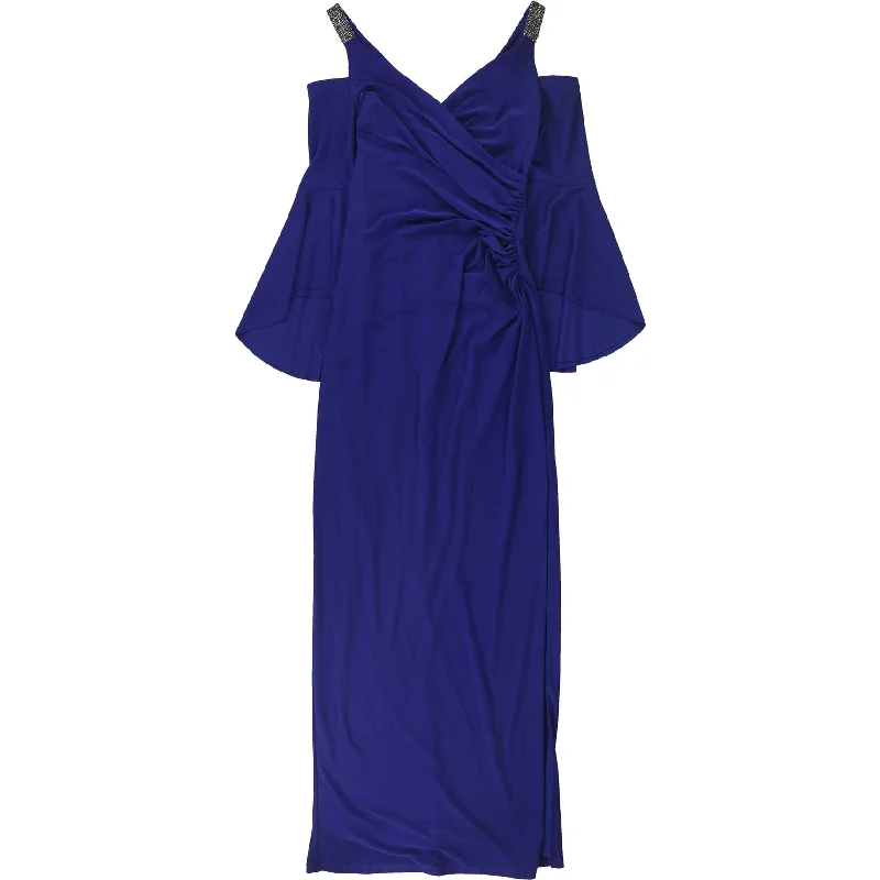 classic fit-and-flare dressRalph Lauren Womens Tiffin Gown Dress, Blue, 2