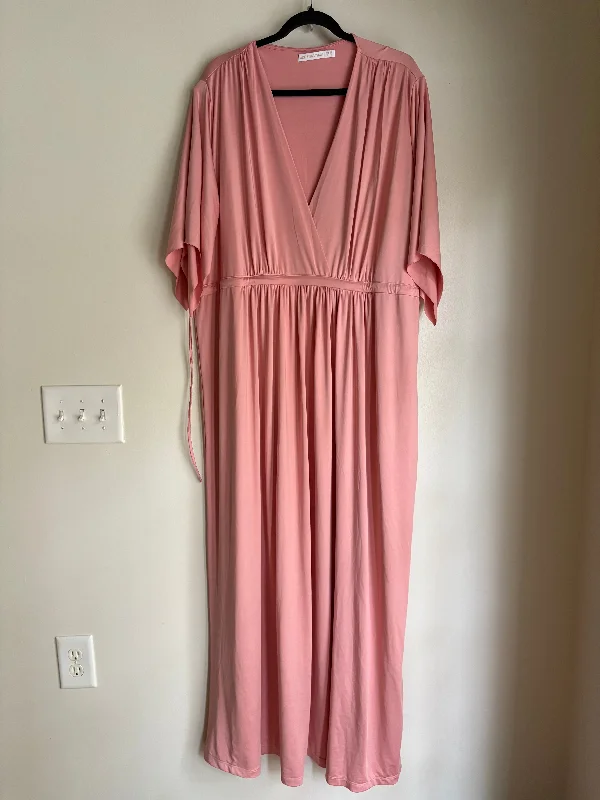 layered dressDress Casual Maxi By Adelyn In Pink, Size: 3x