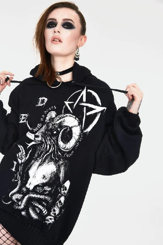 Devil Tarot Oversized Hoodie