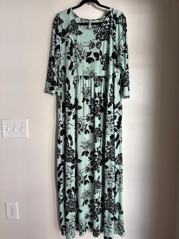 chic shift dressDress Casual Maxi By Emerald In Green, Size: 3x