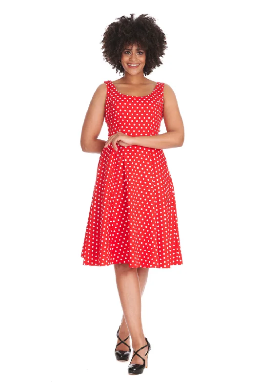 printed dressDot Days Swing Dress