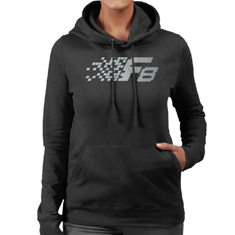 casual hoodie for menFast and Furious F8 Pixelated Women's Hooded Sweatshirt