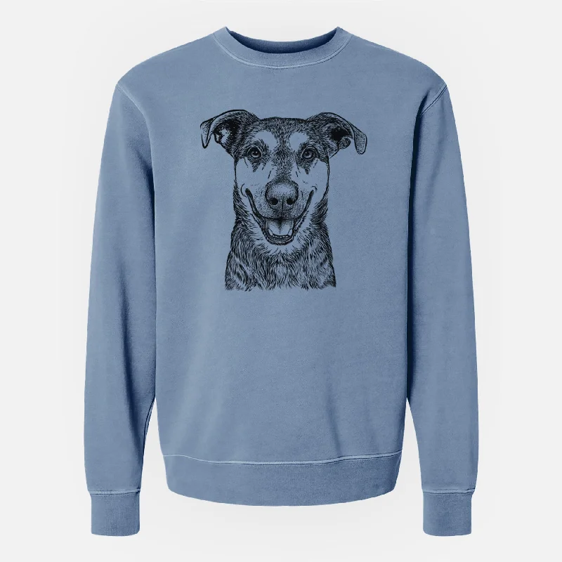 versatile gym hoodieBare Case the Mixed Breed - Unisex Pigment Dyed Crew Sweatshirt