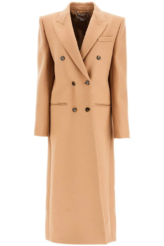 functional coatlong double-breasted coat 660087 3CU850 NEW CAMEL