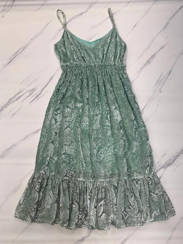 layered dressDress Casual Midi By Anthropologie In Mint, Size: Petite   Small