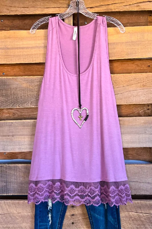 trendy dressExtender: Slip on Tank/Tunic - Mauve