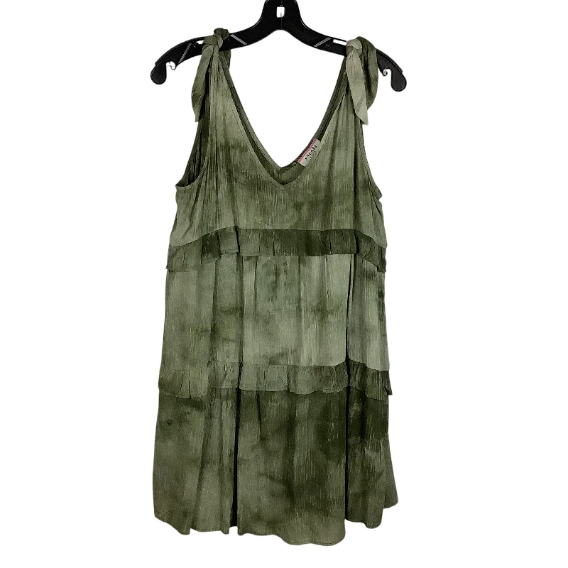 v-neck dressDress Casual Short By Andree By Unit In Green, Size: S