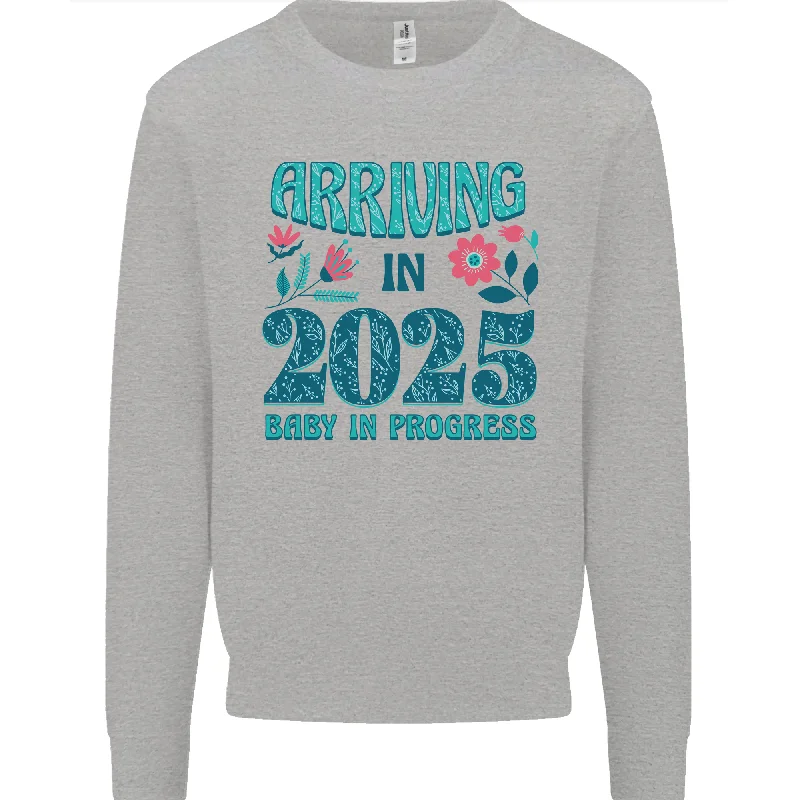 high-end athletic hoodieArriving 2025 New Baby Pregnancy Pregnant Mens Sweatshirt Jumper