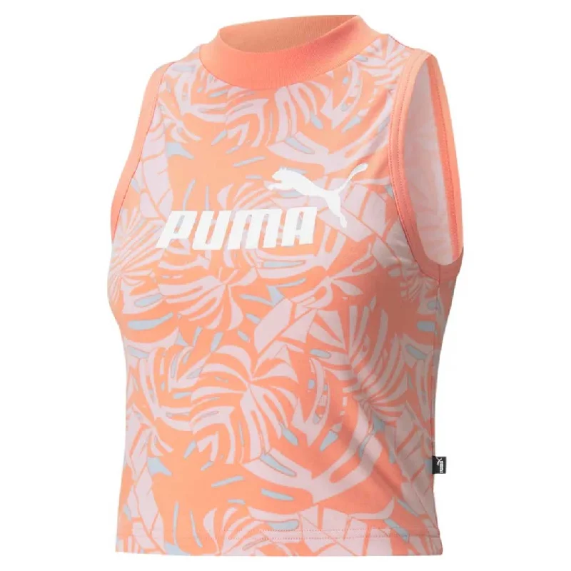 soft coatPuma - Women's Floral Vibes All Over Print Tank Top (671593 28)