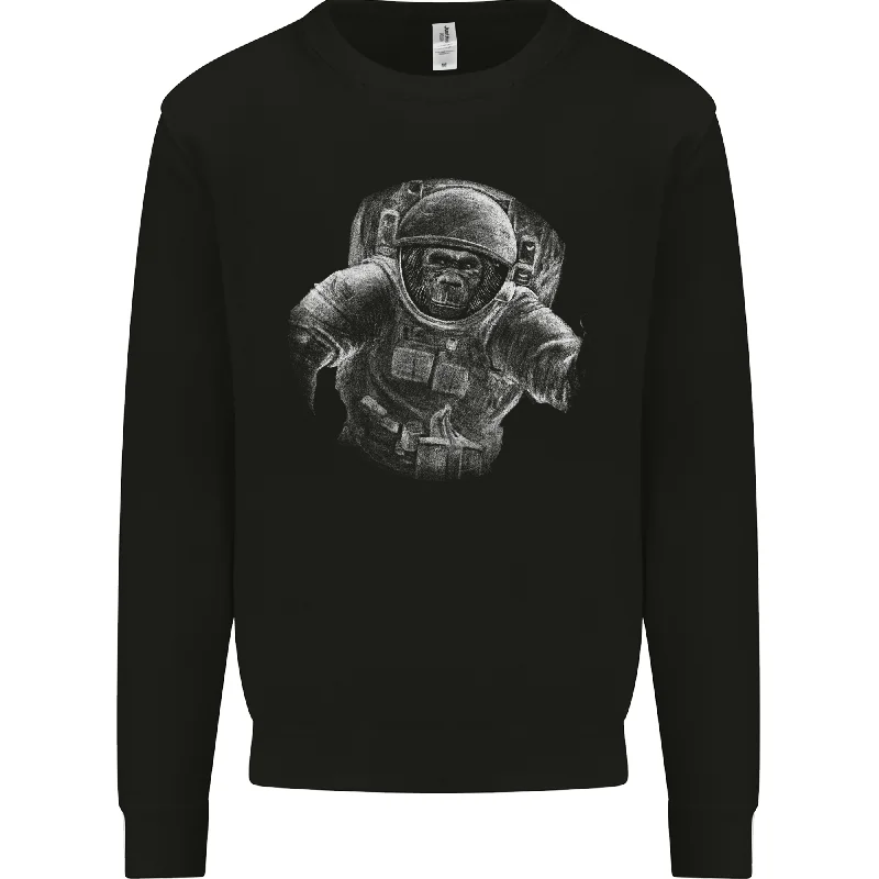 stylish performance hoodieApe Astronaut Spaceman Gorilla Mens Sweatshirt Jumper