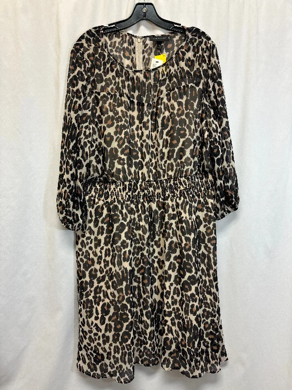 luxury dressDress Casual Midi By Lane Bryant In Animal Print, Size: 3x